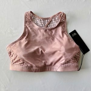 Wear It To Heart Blush Camo Sports Bra